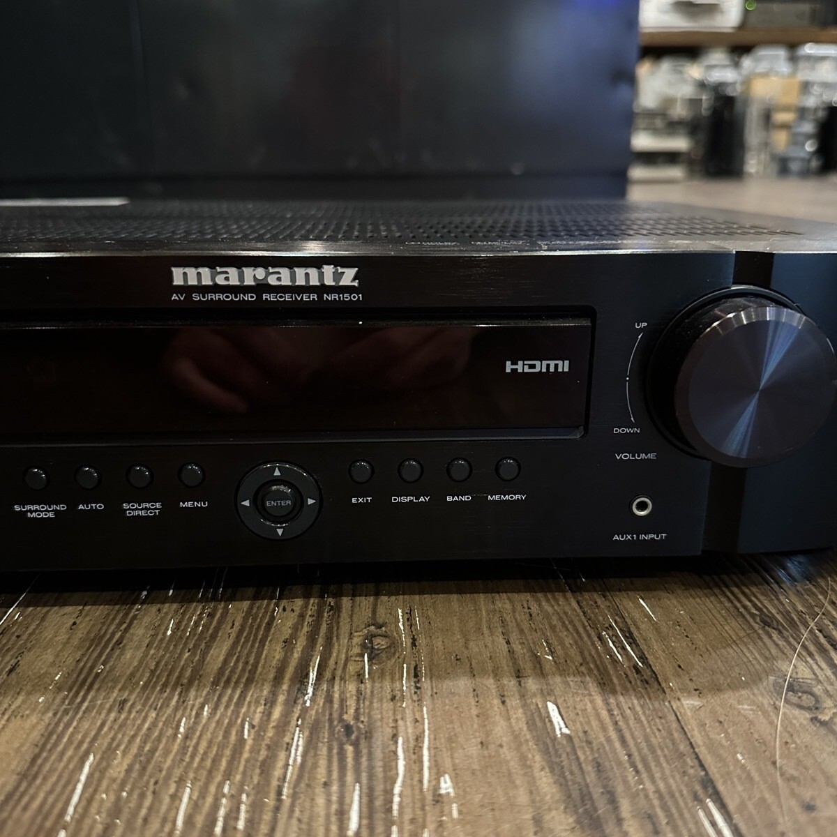 Marantz NR1501 Black 7.1 Channel Slim Home Theater AV Surround