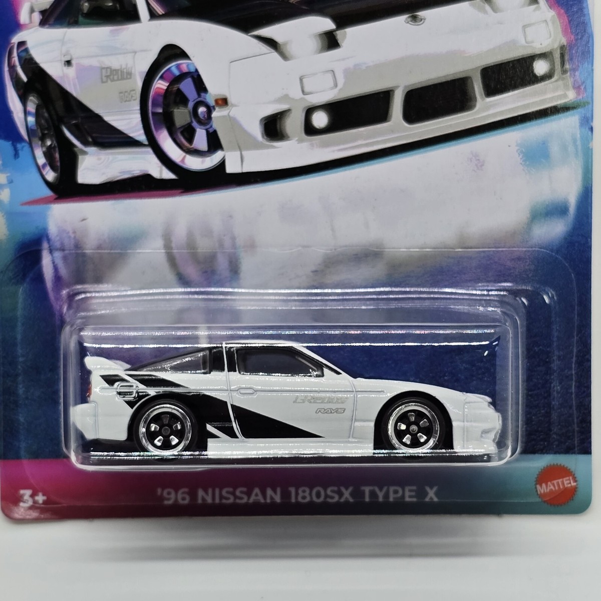 HOT WHEELS '96 NISSAN 180SX TYPE X EXCLUSIVE SERIES 90's STREET