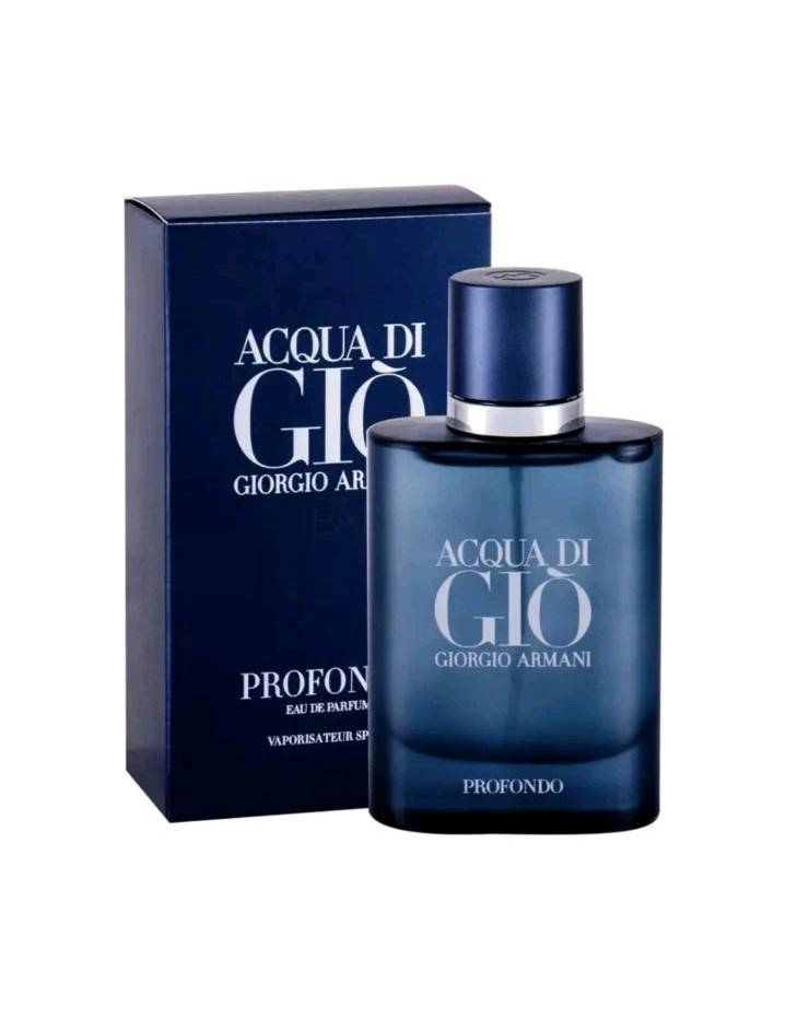 Giorgio ARMANI Gio Acqua Di PROFONDO Eau De Parfum 2.5 oz Sealed