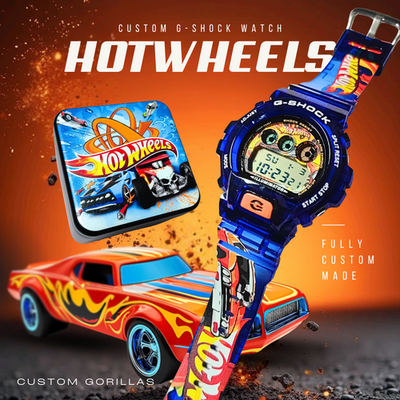 Hotwheel Custom DW-6900 G-Shock Watch | DW-6900 G-Shock Mod Custom