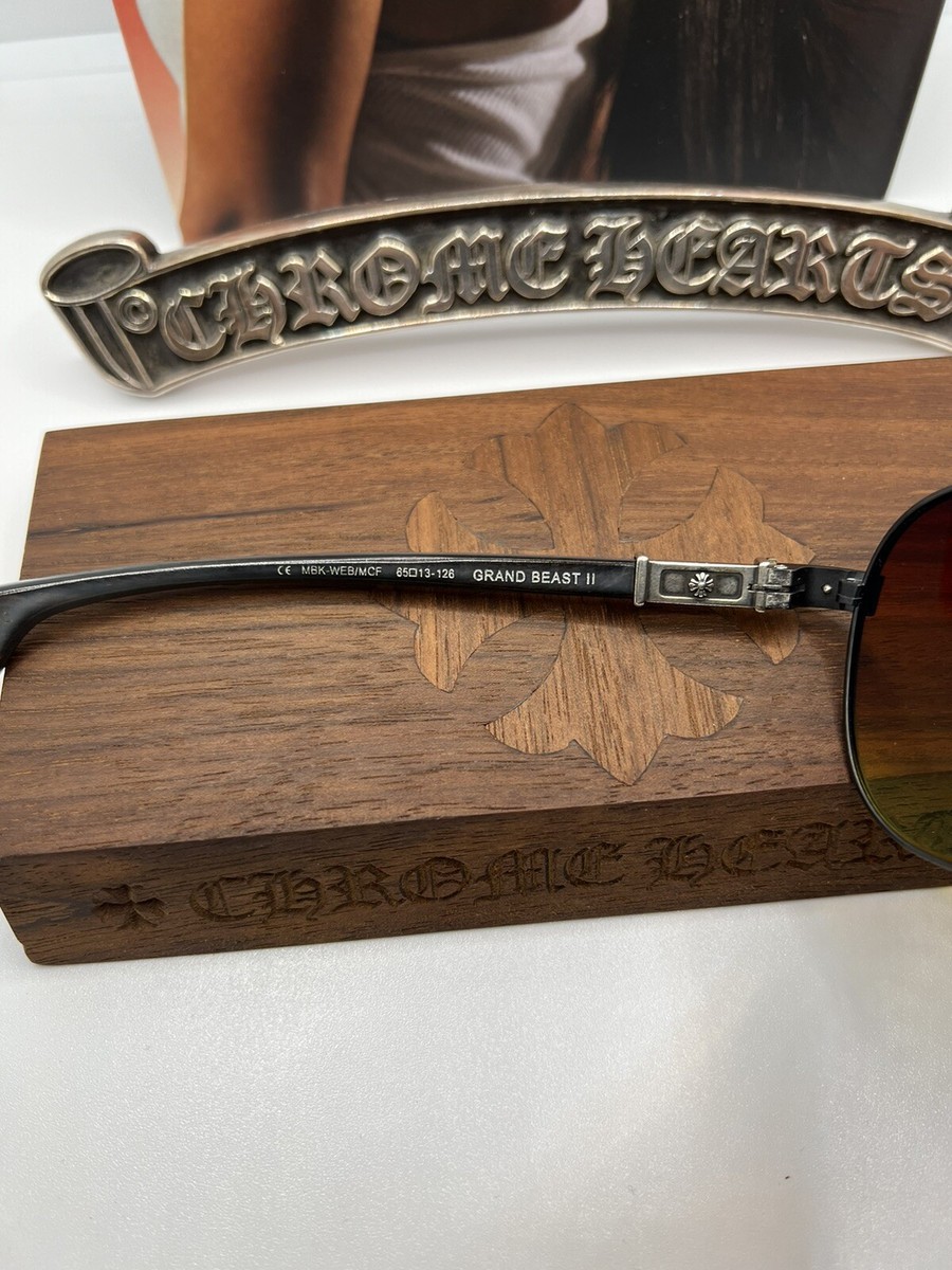 Chrome Hearts Grand Beast II Sunglasses 1/1 Custom Lenses | eBay