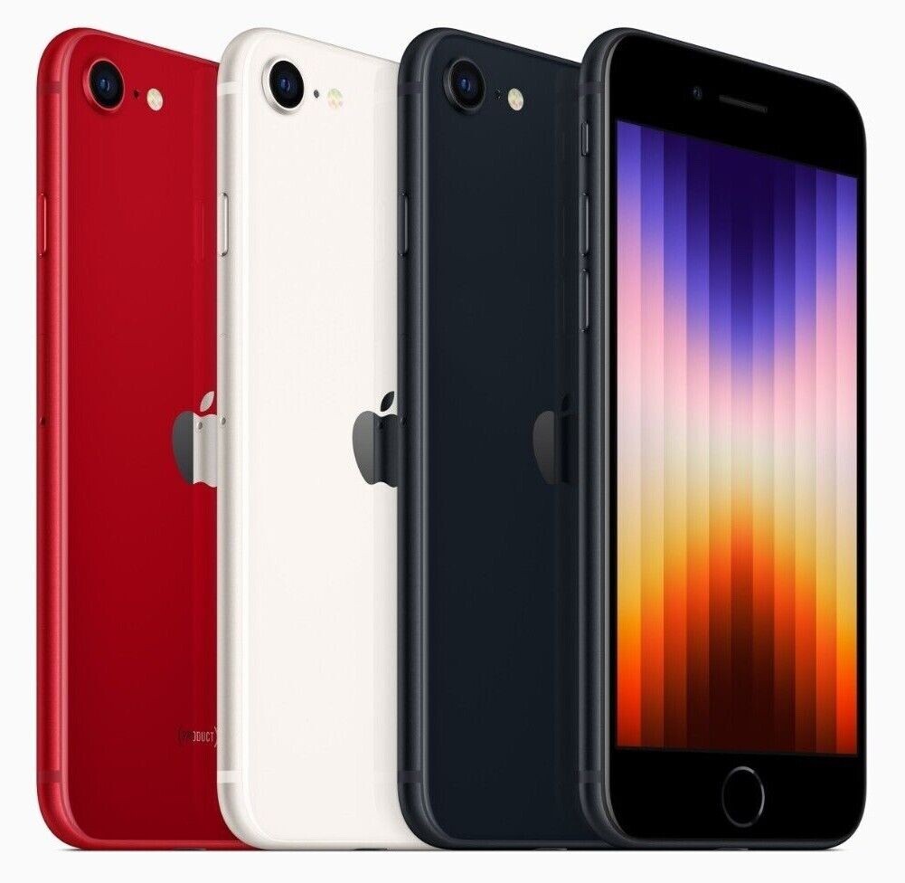 Apple iPhone SE 3rd Gen A2595 5G 64GB Factory Unlocked All