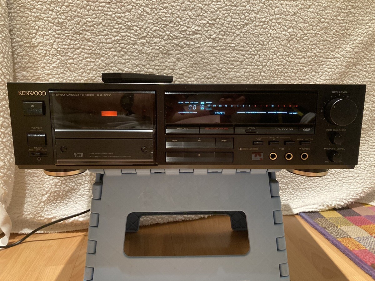 KENWOOD KX-9010 3 head Dual Capstan Audiophile Stereo Cassette