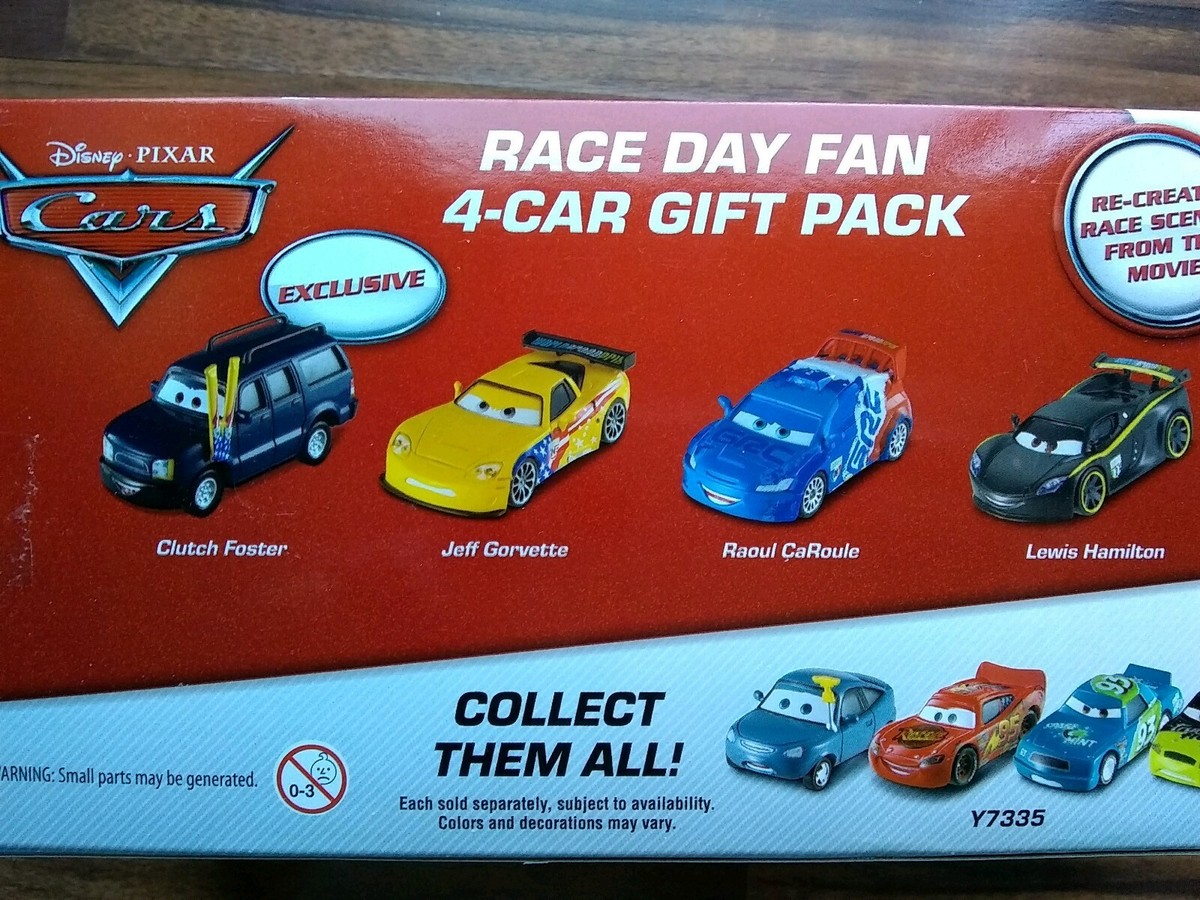 Disney Pixar Cars Race Day Fan 4-pack F7 for sale online | eBay