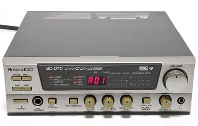Roland SC-D70 SOUND Canvas Sound Module Midi Audio interface