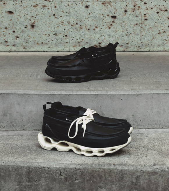 MIZUNO WAVE PROPHECY MOC GTX Black x Off White Black Japan New