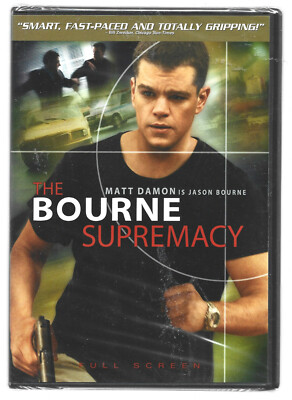 THE BOURNE SUPREMACY (DVD 1997) Matt Damon Julia Stiles SEALED