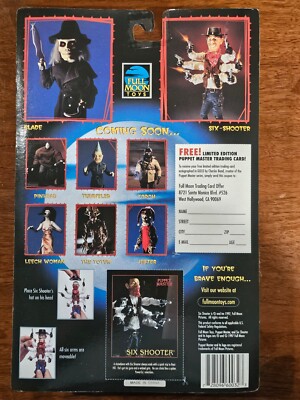 SIX SHOOTER! Puppet Master figure, Full Moon Toys Limited | eBay