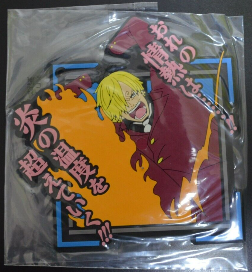 Ichiban Kuji BANDAI ONE PIECE famous quote rubber coaster Sanji | eBay