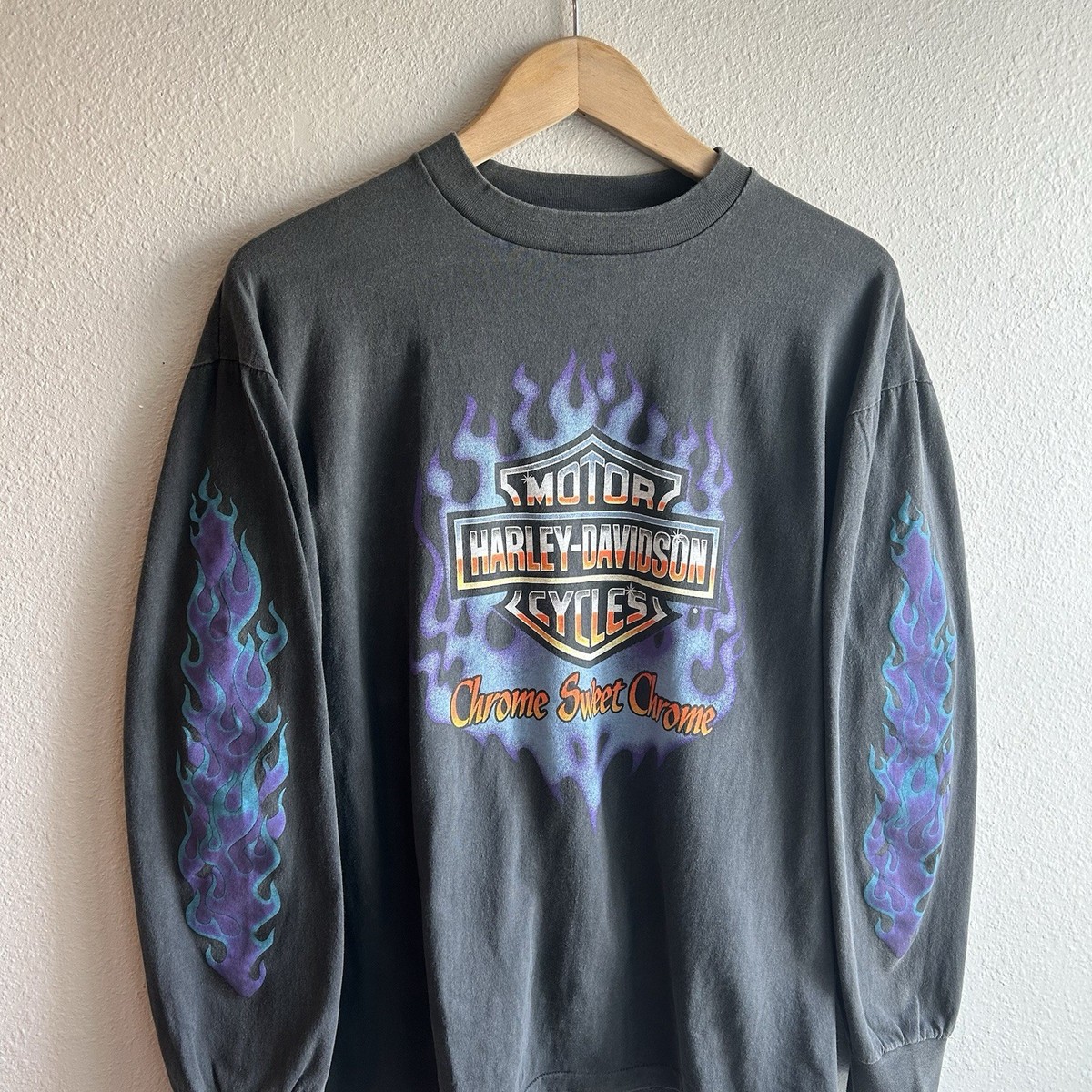 Vintage REPRINT Harley Davidson Chrome Sweet Chrome Longsleeve