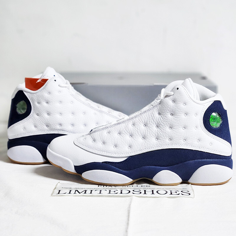2024 Nike Air Jordan 13 XIII Retro White Midnight Navy Gum Brown