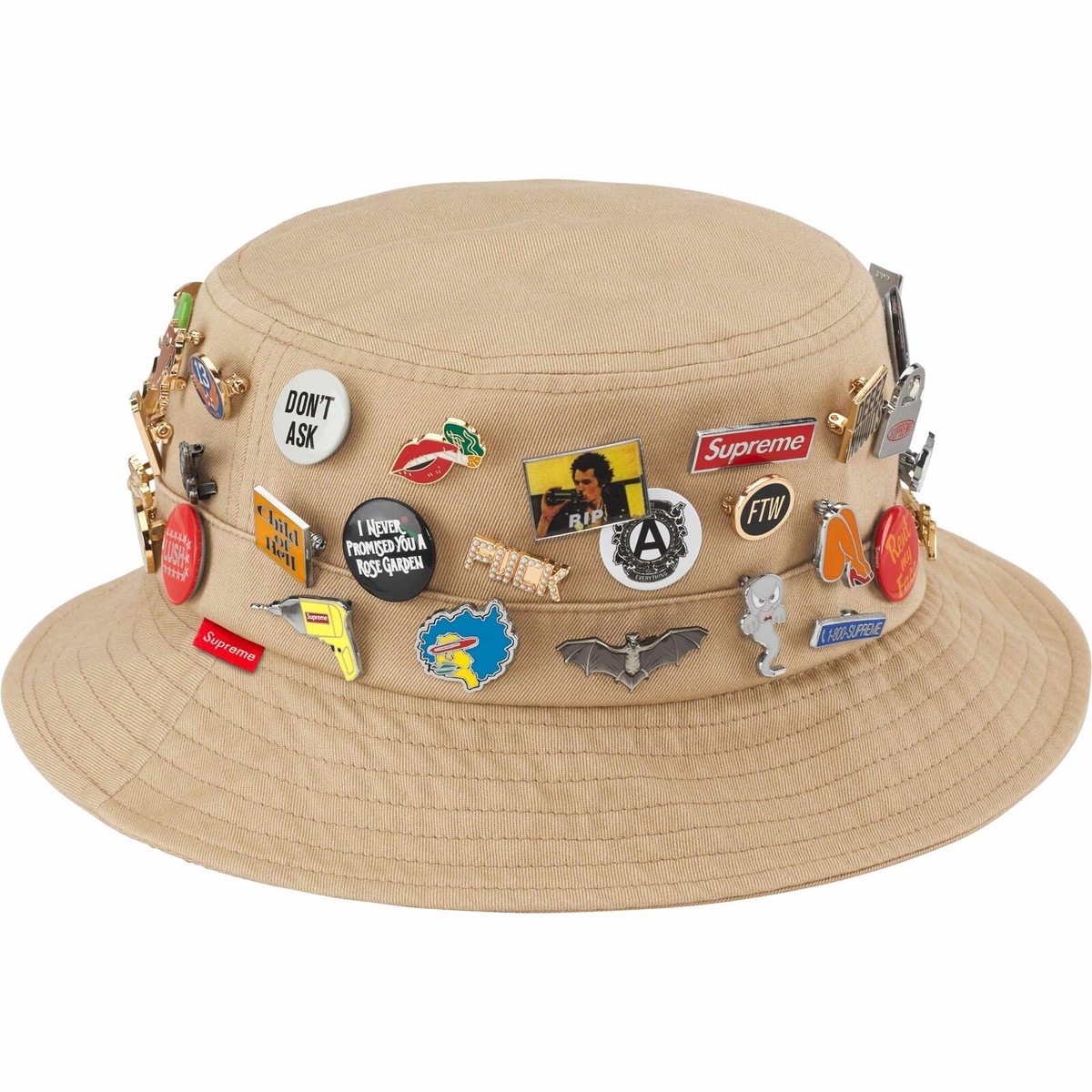 Supreme Pins Crusher FW23 Black Tan Denim 3color Size S/M M/L