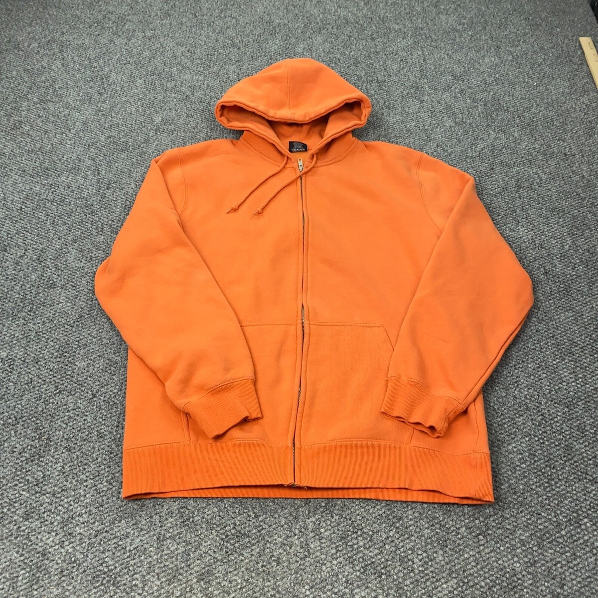 Stussy Camo Script Logo Zip Hoodie Mens XL Orange Sweatshirt | eBay