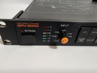 Roland SRV-2000 Digital Reverb Effect Rack Tested Working | eBay