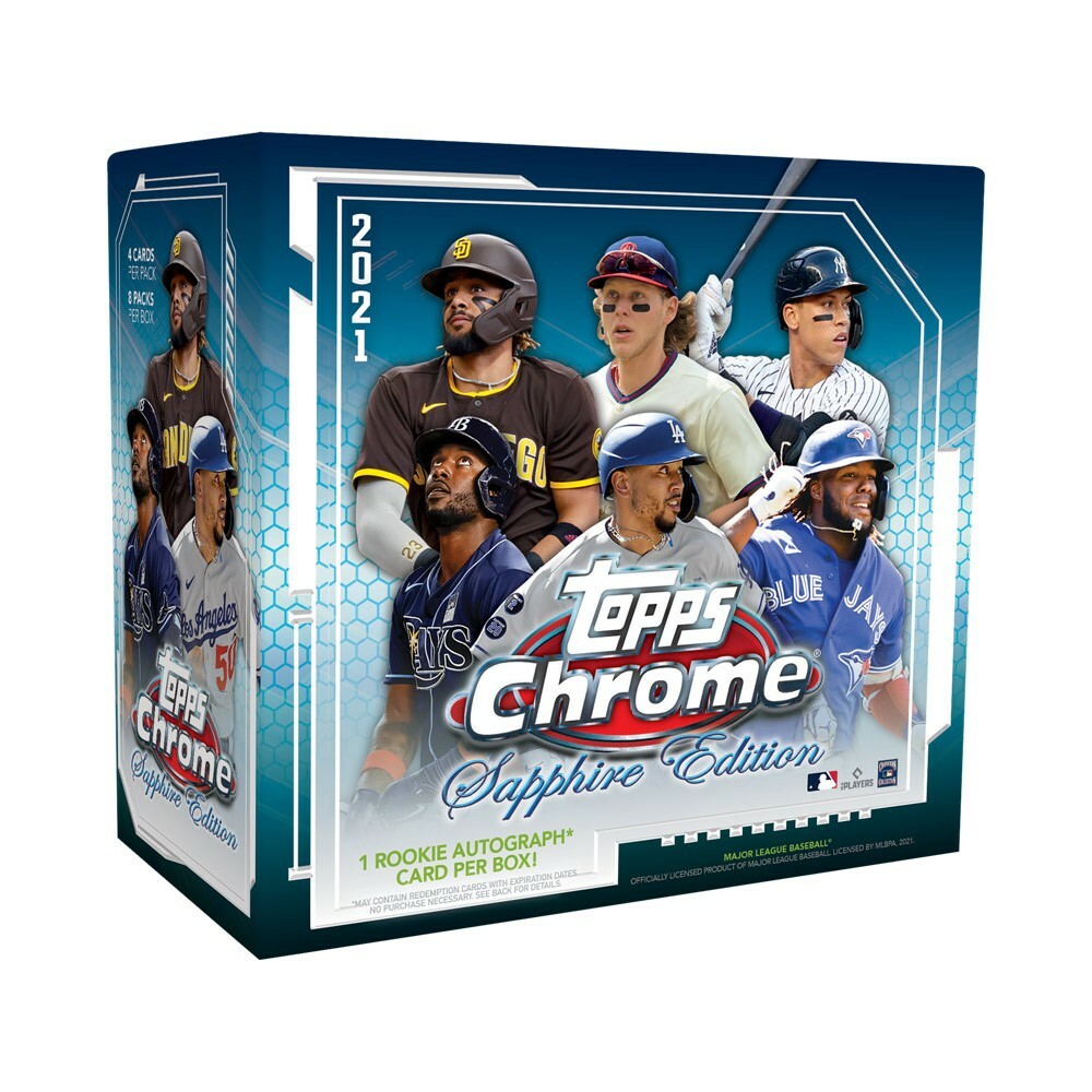 2021 Topps Chrome Baseball Sapphire Edition Box | eBay