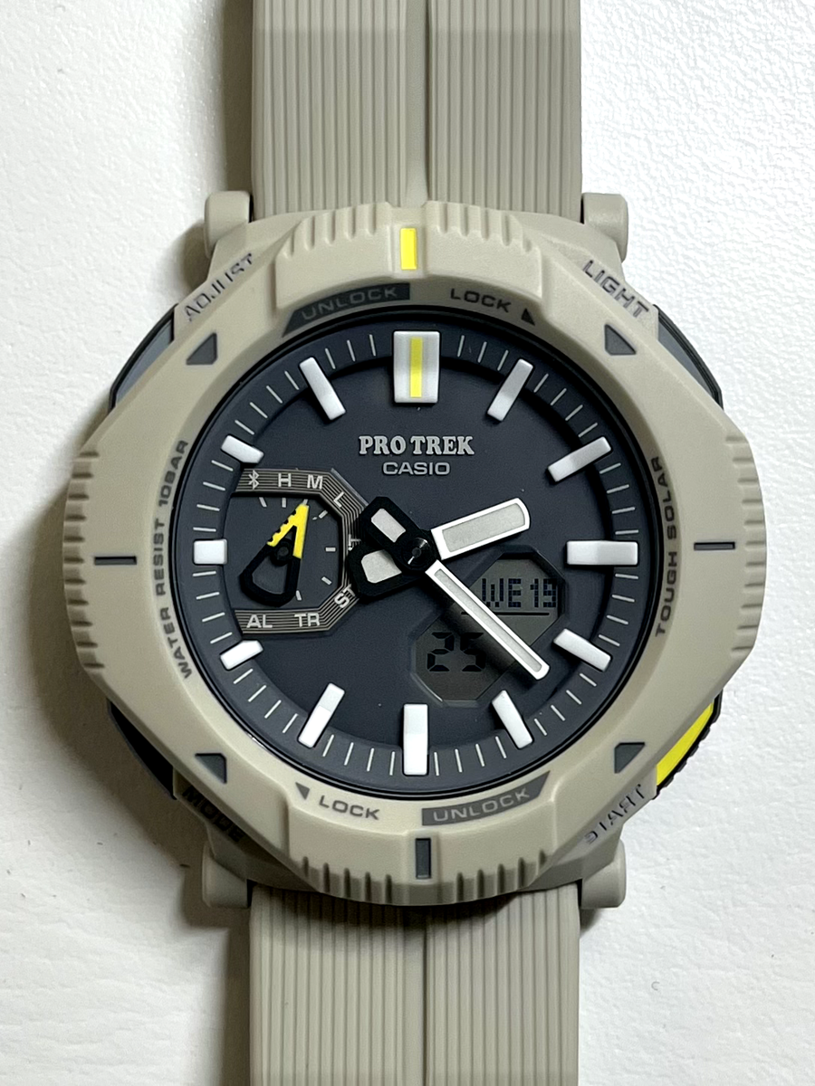 CASIO PRO TREK PRJ-B001-7JF Gray Solar Bluetooth Men's Watch New