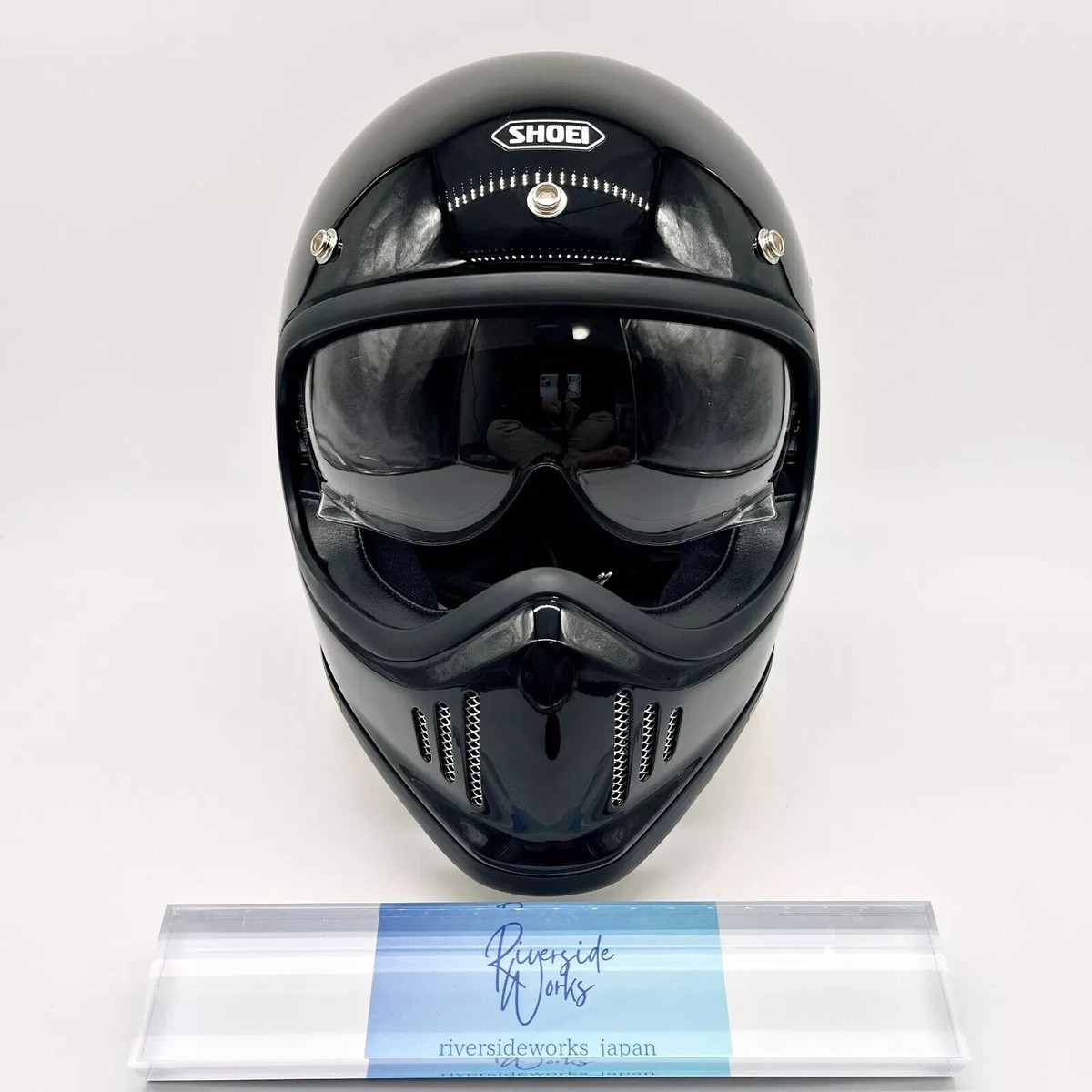 SHOEI EX-ZERO ヘルメット ブラック B＋comインカム付き