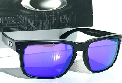 NEW* Oakley HOLBROOK Matte Black PRIZM Violet Purple Iridium