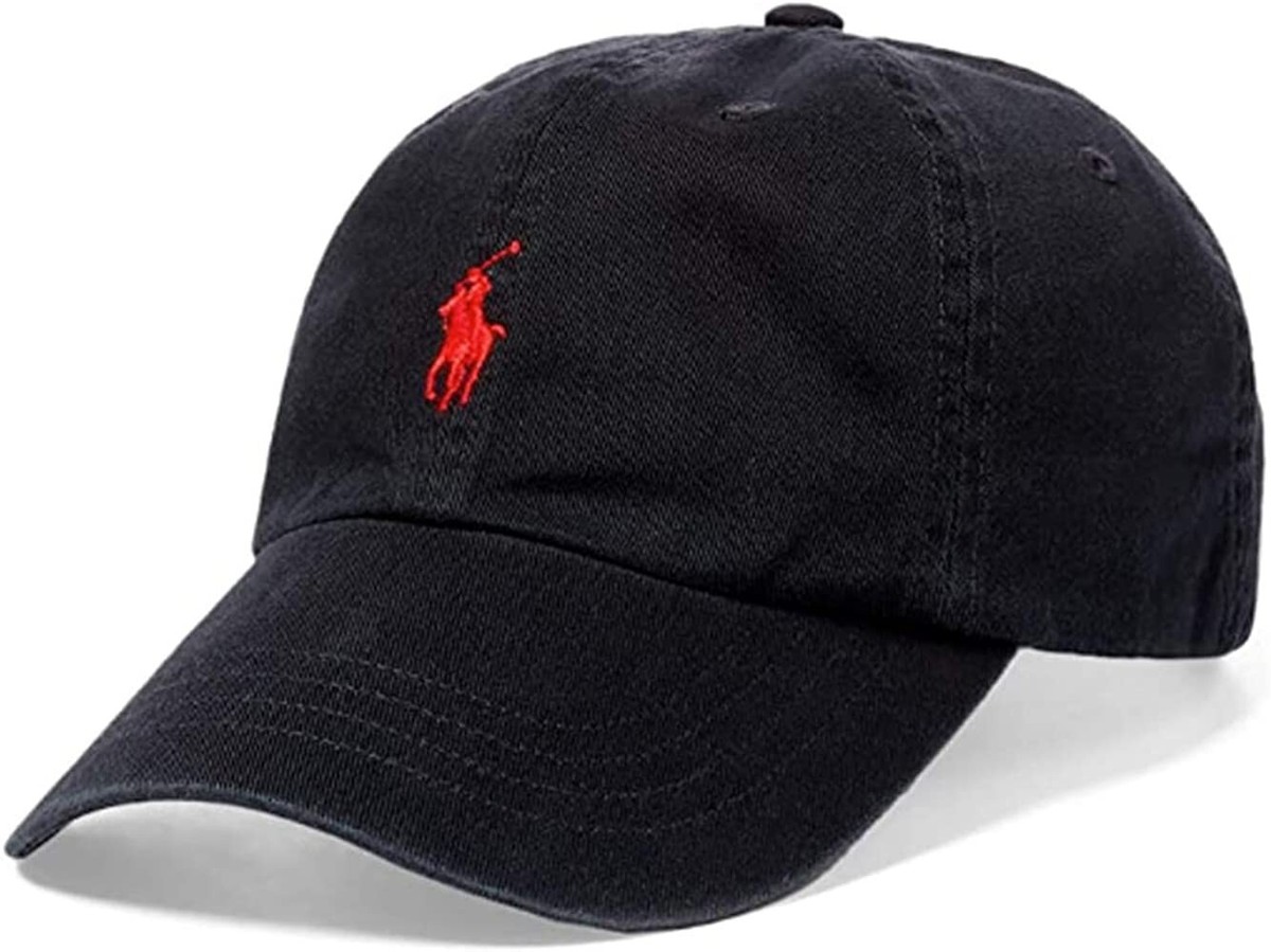 NEW POLO Ralph Lauren Men's Classic Sport Adjustable Hat/Cap-Black