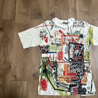 jean michel basquiat t shirt vintage L AOP 90s | eBay