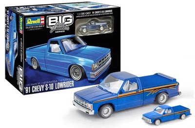 Revell 1991 Chevy S-10 Lowrider Pickup 1:25 SCALE w/Diecast 1:64