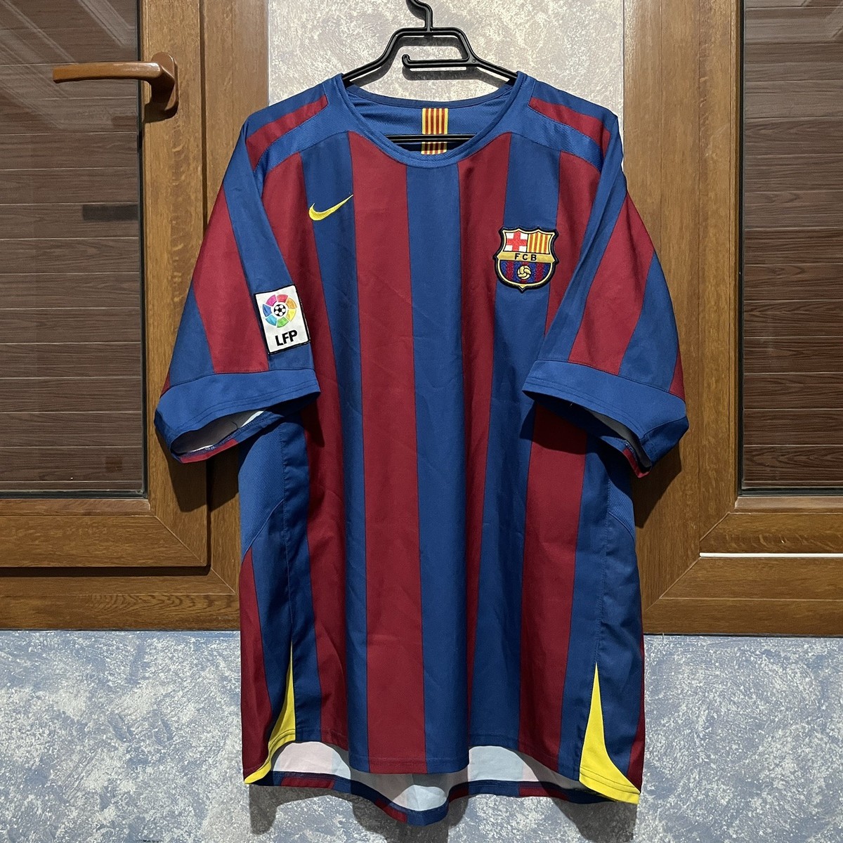 FC Barcelona 2005 2006 Authentic Home Jersey Nike Rare Shirt