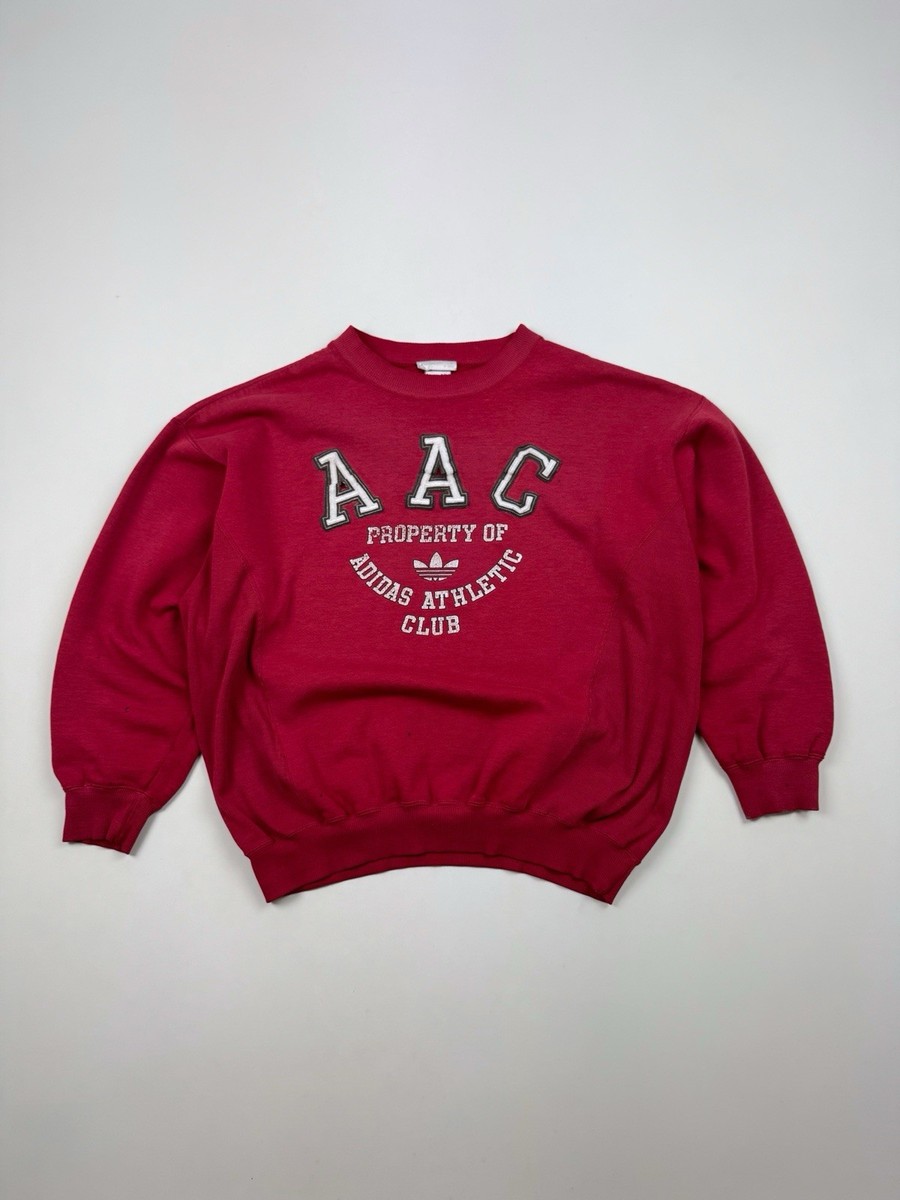 90's Vintage Distressed AAC Adidas Athletic Club Sweatshirt | eBay