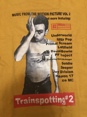 Rare vintage 90s Trainspotting movie t shirt | eBay