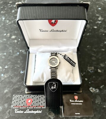 Genuine Tonino Lamborghini 'Disc Titanium Edition' Silver Ladies