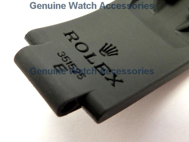 ROLEX Daytona Oysterflex 21mm BLACK Rubber Strap (