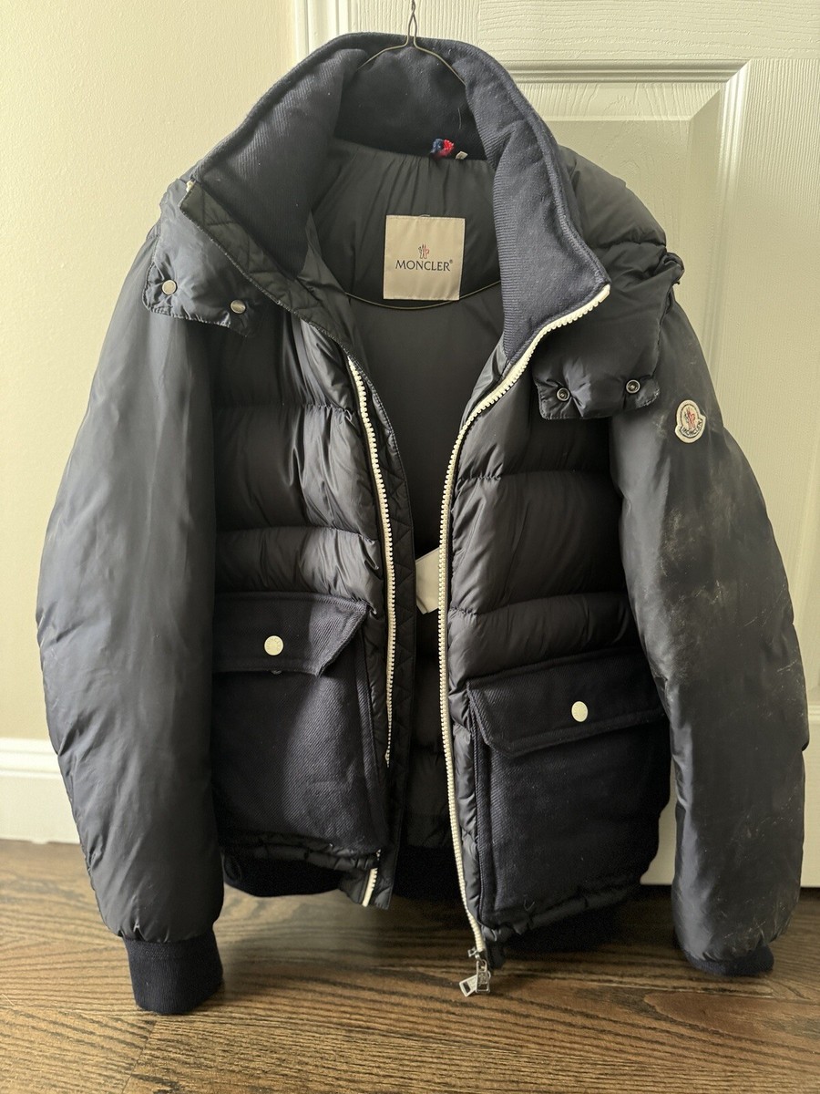 Mens Moncler Rabelais Down Jacket Coat Quilted Pocket. Size 3