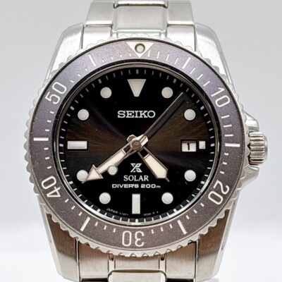 Seiko Prospex Compact Solar Scuba Diver's Men's Watch V147-0CS0 | eBay