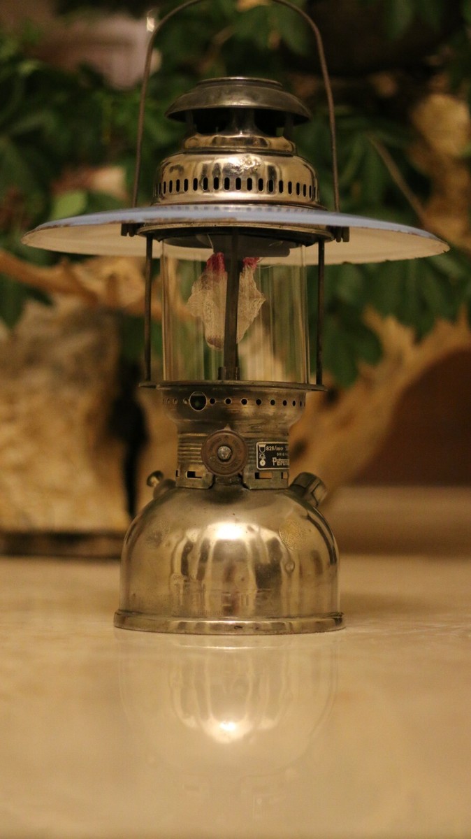 Vintage Original petromax 826-350cp Lantern Germany with reflector