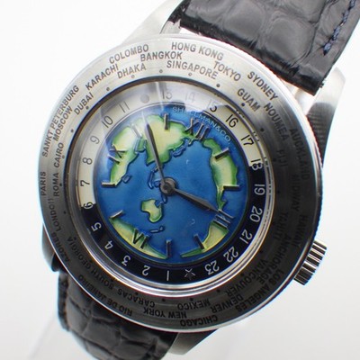 Shellman World Time Minute Repeater Croazone Dial 2002 Overhaul