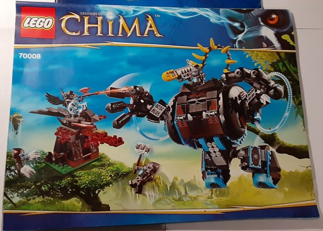 Lego Legends of Chima Instruction Books 70007 Eglor's Twin Bike