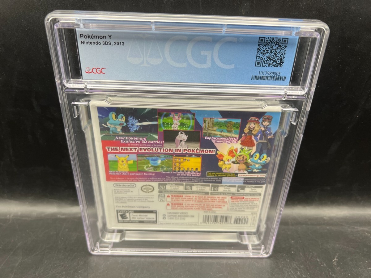 1st Print 80781A Pokemon Y Nintendo 3DS CGC 9.4 A+ FACTORY SEALED