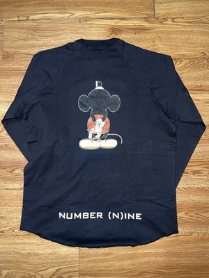 Supreme Number (Nine Mickey Raglan L/ S Top Black Size Medium | eBay