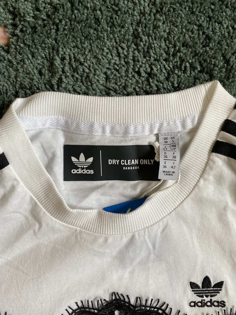 Adidas Originals x Dry Clean Only Bangkok Lace T Shirt White Black