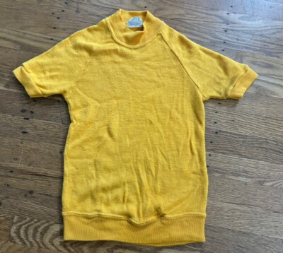 1960s Sears Boys/women's Petite XS Moc Neck Sweatshirt.short