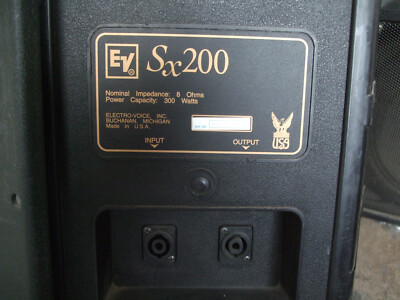 Electro-Voice SX-200 Speakers PAIR. Metal hangers included! | eBay