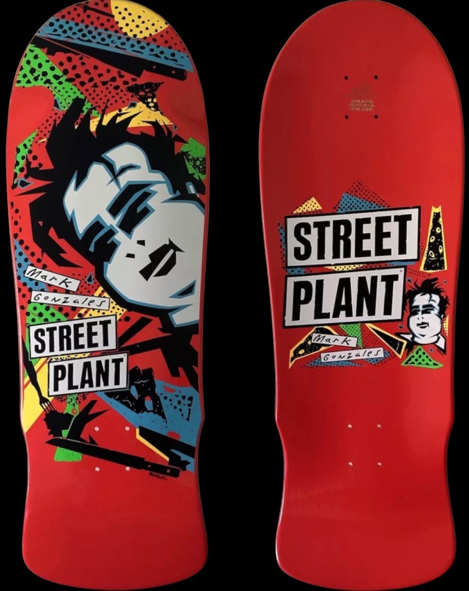 Street Plant x Mark Gonzales 11.25 Inch Jumbo Skateboard Deck Rare