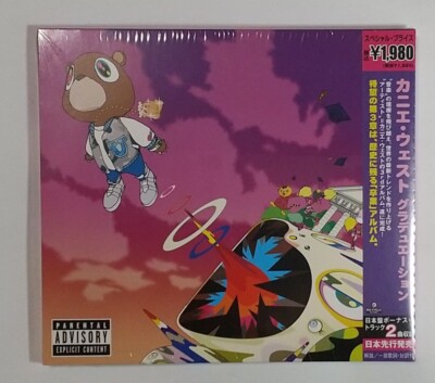 Kanye West Graduation Japanese Ver. with 2 bonus tracks New JAPAN