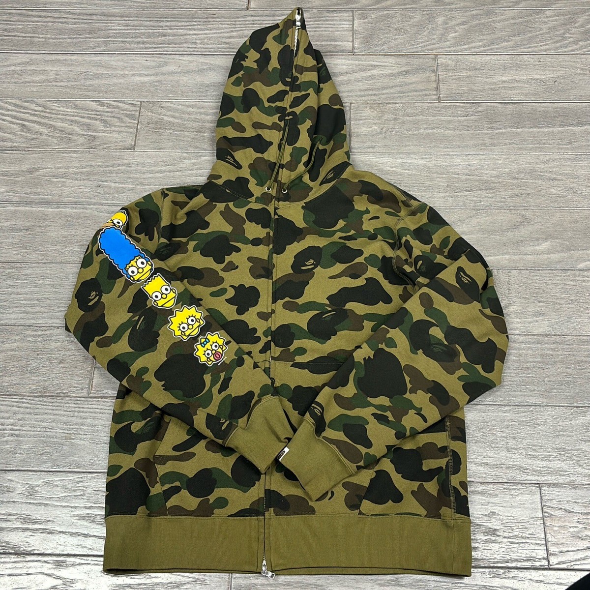 A Bathing Ape “Bape” X Simpsons - FULL ZIP HOODIE 2014 - SIZE XXL