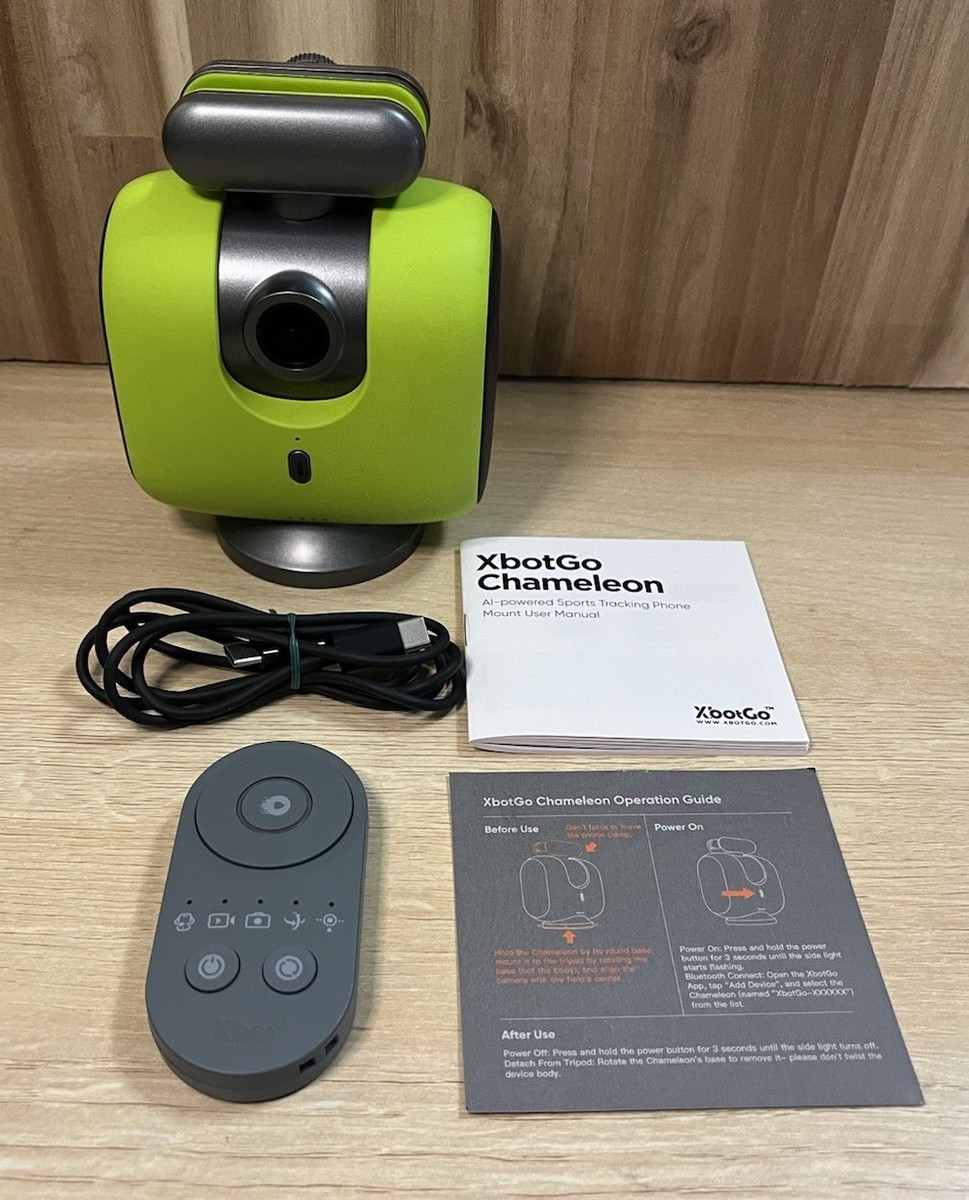XbotGo Chameleon Rechargeable Sports Tracking AI Cameraman W