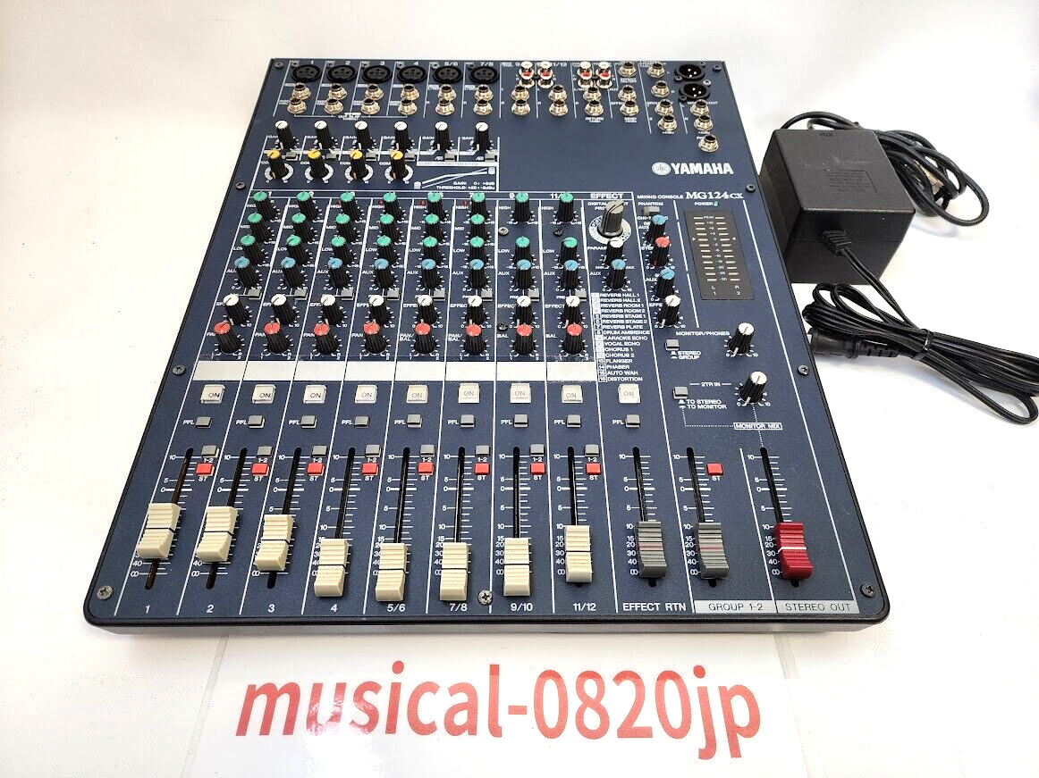 Yamaha MG124CX 12 Channel Stereo Mixer Mixing Console | eBay