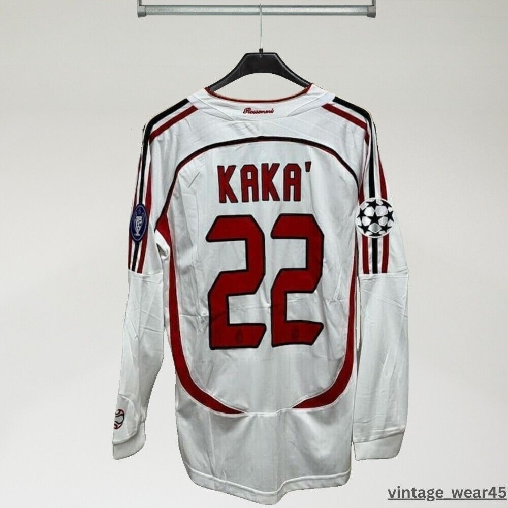 KAKA' #22 AC Milan Jersey 2006/2007 Long Sleeve Retro Vintage