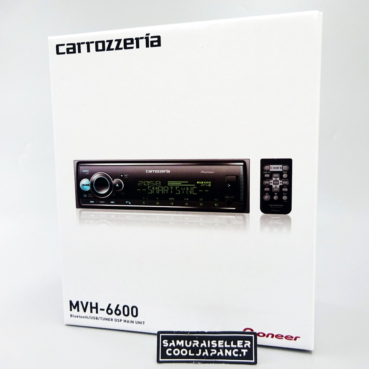 Pioneer Carrozzeria MVH-6600 1DIN USB/Bluetooth Car Audio Japan