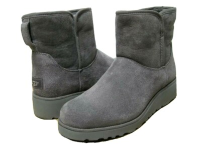 UGG KRISTIN WOMEN ANKEL BOOTS SUEDE GREY US 8.5 /UK 6.5 /EU 38.5