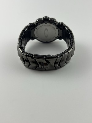 Oakley Judge Stealth Black Mens Chronograph Watch 10-164 Hard to