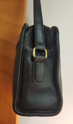 Vintage COACH #9087 Black Leather 